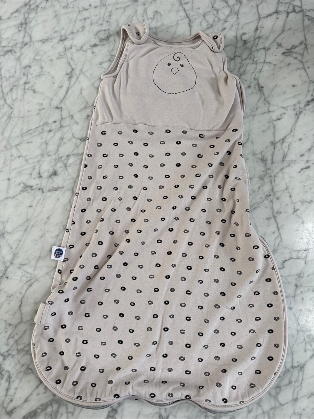 Nested bean zen sleep sack weighted Sz L 15-24 Mo classic zip sleeper